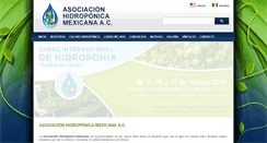 Desktop Screenshot of hidroponia.org.mx