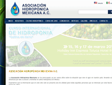 Tablet Screenshot of hidroponia.org.mx